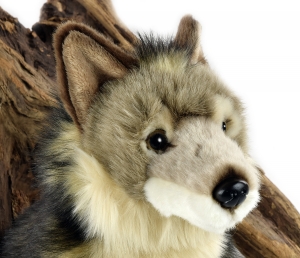 Wolf sitzend 30 cm